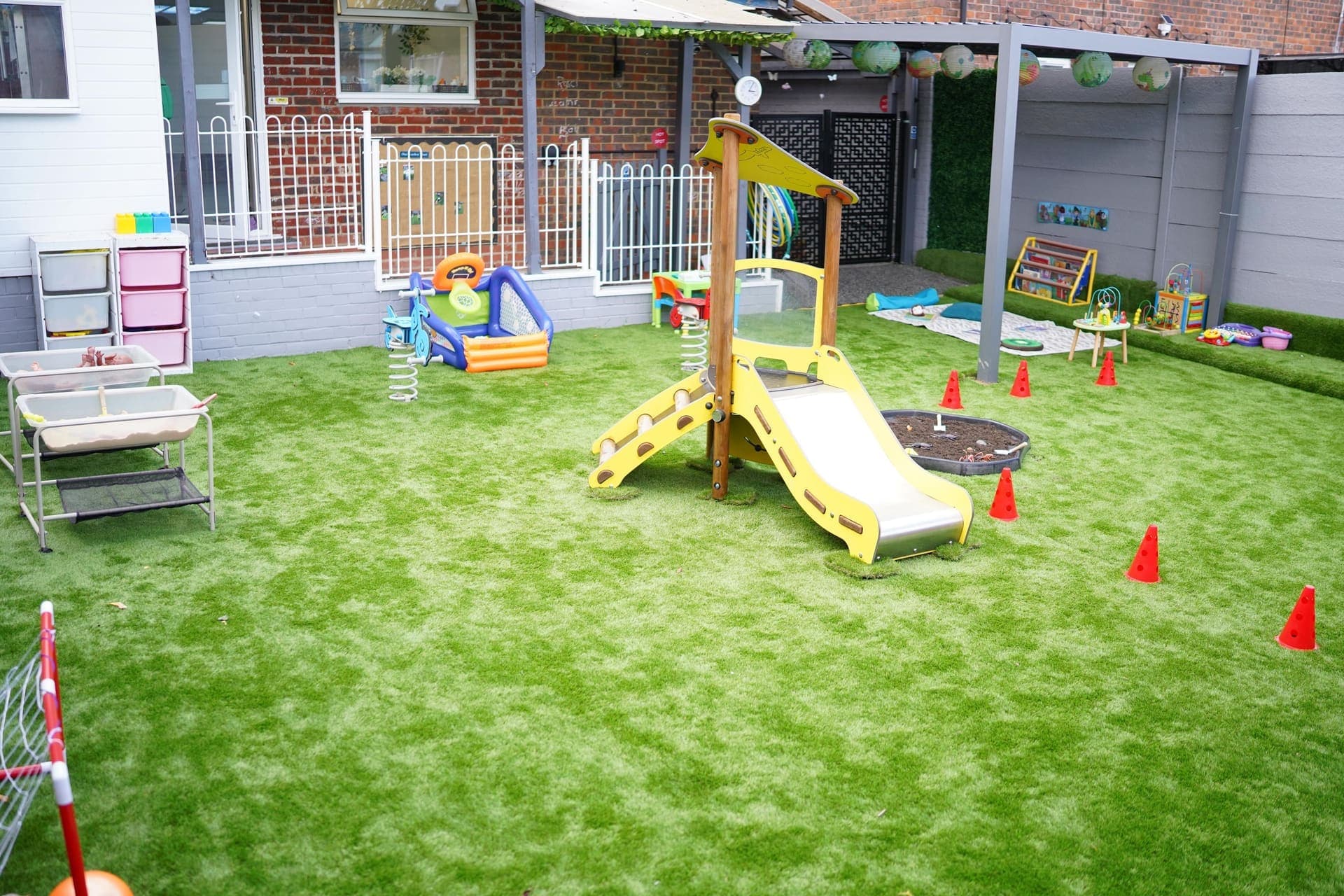 Children's outdoor play area at Pinner Green